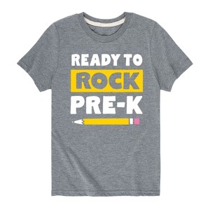 Boys' - Instant Message - Ready to Rock Pre-K Short Sleeve Graphic T-Shirt - 1 of 4