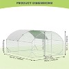 GustoWave  Large Metal Chicken Coop  Walk-in Poultry Cage - 2 of 4