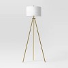 Ellis Tripod Floor Lamp Brass - Threshold™ - 2 of 4