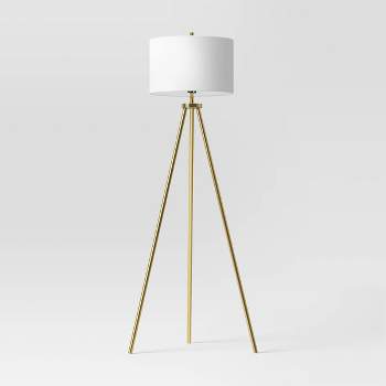 Ellis Tripod Floor Lamp Brass - Threshold™