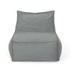 NicBex Water-Resistant Fabric Bean Bag Chair,High Density Shredded Foam Filled Lazy Chair with Removable Cover&Safety Zippers for Outdoor Use - 4 of 4