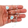 Unique Bargains Wedding Christmas DIY Rose Pearl String Beads Garland - 4 of 4