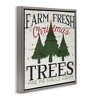 Stupell Industries Farm Fresh Christmas Trees, 18" x 18" - 3 of 4