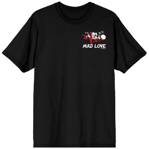 Batman Harley Quinn Playing Card Adult Crew Neck Short Sleeve T-shirt - 1 of 4