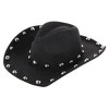 CTM Women's Western Ball Studded Trim Cowboy Hat - 2 of 4