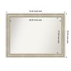 Amanti Art Sierra Non-Beveled Wood Framed Bathroom Vanity Wall Mirror - 3 of 4