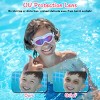 Kids Swim Goggles with Ear Plugs, UV Protection Anti-Fog Leak-Proof Swimming Goggles for Boys & Girls Ages 3-16, Wide View for Pool & Beach - 3 of 4