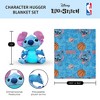 NBA Spin Stitch Hugger Pillow & Silk Touch Throw Blanket Set 40x50 Inches - 4 of 4