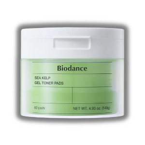 Biodance Sea Kelp Gel Toner Pads - 60 Pads | The combination of sea kelp extract & deep sea water delivers deep calming effect (4.93 oz) - 1 of 2