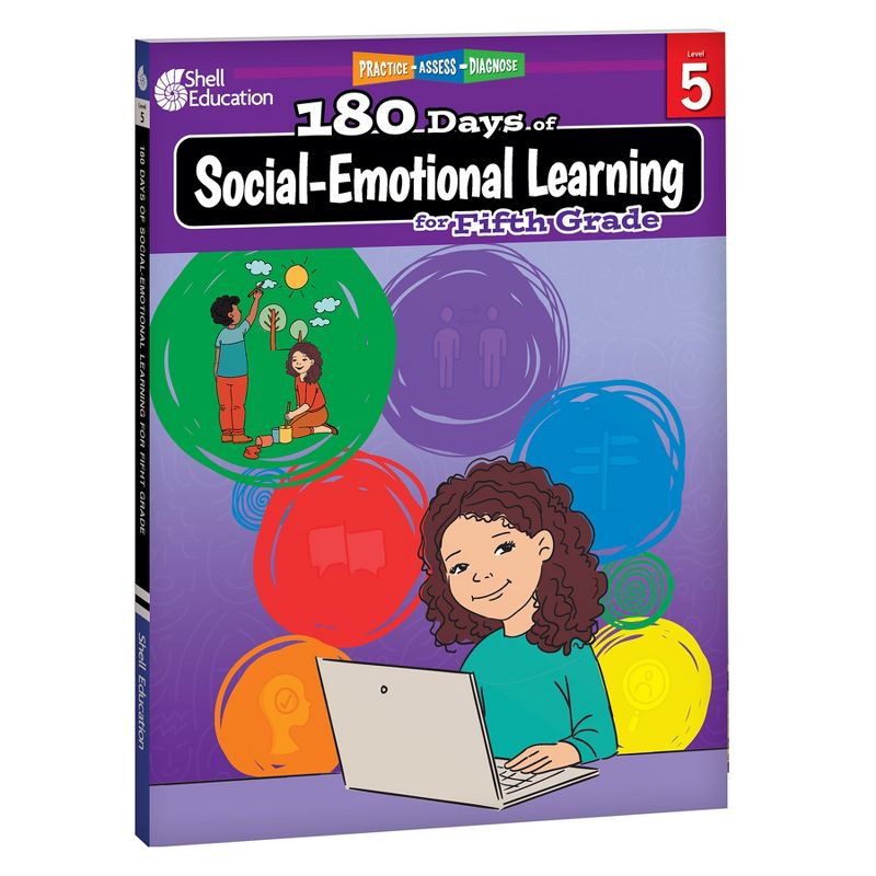 Shell Education 180 Days Social-Emotional Learning, Writing, & Spelling Grade 5: 3-Book Set, 2 of 3