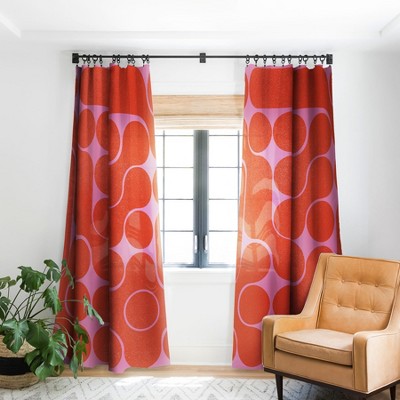  Tab Top Window Curtain,Halloween Spiders- Web Orange Tier  Curtains Panels Kitchen Valance 2 Drapes,Modern Black Line Minimalism Art  Light Filtering Window Treatment for Bathroom Bedroom Cafe : Home & Kitchen