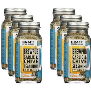 Craft Spice Blends Seasoning Brewpub Garlic and Chive - Pack of 6 - 3.5 oz - 1 of 2