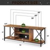 GALAXHERO TV Stand for 65 Inch TVs, 55" Industrial TV Console with Open Shelf, Entertainment Center for Living Room - 3 of 4