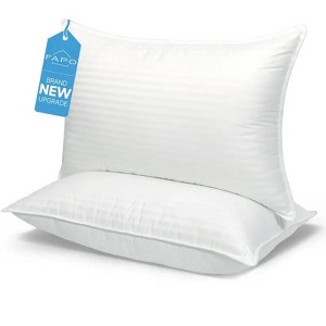 Bed Pillows 2-Pack Queen Size Luxury Hotel Pillow for Side and Back Sleeper Pillows for Bed with Cooling Cover - 1 of 4