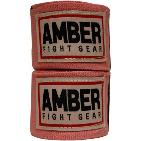 Amber Fight Gear Semi-Elastic 180" Professional Hand Wraps with Hook and Loop Closure for Boxing, Kickboxing, Muay Thai, MMA, Men & Women - image 1 of 4