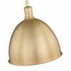Sawyer 12.5" Iron Pendant Light - Brushed Nickel, Dimmable, Damp Rated, Modern Farmhouse Style - 4 of 4