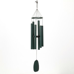 Woodstock Chimes Bells of Paradise Wind Chime Green 32" - 1 of 4