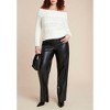 ELOQUII Off The Shoulder Cableknit Sweater - 4 of 4