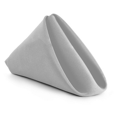 Gee Di Moda Cloth Napkins - 17 x 17 Inch - Heavy Duty Washable Polyester - Set of 12