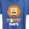 Women's - SpongeBob SquarePants - Scaredy Pants Short Sleeve Graphic T-Shirt - 2 of 4