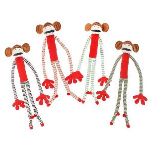 Multipet Monkey Bars Plush, Skinny Long-Armed Monkey Dog Toy - 1 of 1