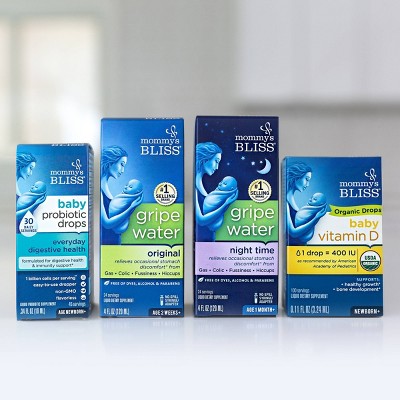 Mommy's Bliss Gripe Water Liquid Dietary Supplement Nighttime 1 Month+, 4  fl oz - Fred Meyer