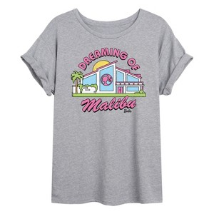 Women's - Barbie - Dreaming Of Malibu Oversized Graphic T-Shirt - 1 of 4