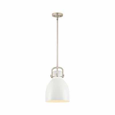 Newton Bell - 1 Light Pendant In Industrial Style-16.75 Inches Tall and 10 Inches Wide