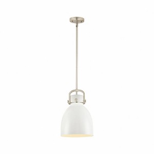 Newton Bell - 1 Light Pendant In Industrial Style-16.75 Inches Tall and 10 Inches Wide - 1 of 1