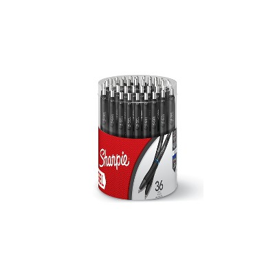 Sharpie S-Gel Retractable Gel Pen  Medium Point 0.07mm Blue Ink 36/Pack (2208552)