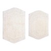 Waterford Collection Cotton Tufted Set of 2 Bath Rug Set - Home Weavers - 2 of 4