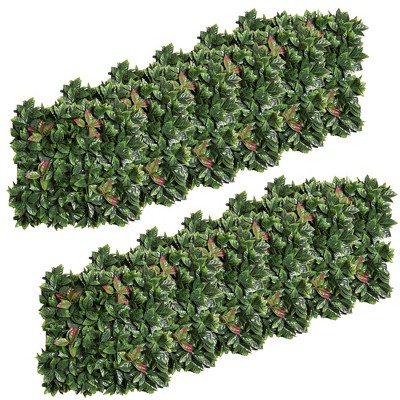 53 cm Green Boxwood Artificial Outdoor Privacy Hedge