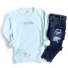 Embroidered Text Me When You Get Home - Women's Garment Dyed Graphic Sweatshirt - 3 of 4