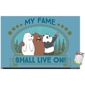 Trends International We Bare Bears - Fame Unframed Wall Poster Prints - 1 of 4