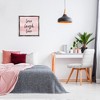 Stupell Industries Pink Love Laugh Live Phrase Floating Frame Canvas Art - 3 of 4