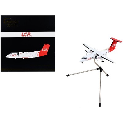 Bombardier Dash 8-200 Commercial Aircraft "LC Peru" White with Red Tail "Gemini 200" 1/200 Diecast Model Airplane by GeminiJets
