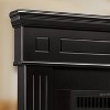 ZAFRO Corner Electric Fireplace with Mantel, TV Stand Electric Fireplace Heater for Living Room, Bedroom, Black - 2 of 4