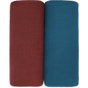 Muslin Swaddle Blankets Neutral Receiving Blanket For Boys And Girls By Comfy Cubs - 1 of 4