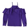 bar III Womens Cold Shoulder Knit Blouse - 2 of 2