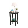 HomeStock Belmont Flip Top End Table with Concealed Storage Compartment, Straight Legs and Sleek Narrow Design for Any Living Room - 3 of 4
