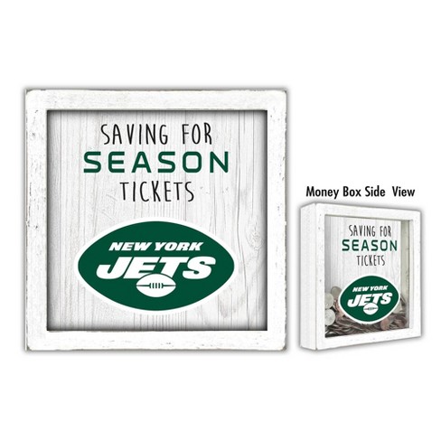 NFL New York Jets Saving for Tickets Money Box