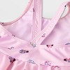Baby Girls' Disney Minnie Mouse Ruffle One Piece Swimsuit - Pink - 3 of 4