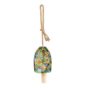 Evergreen Turquoise Swirl Chime - 1 of 3