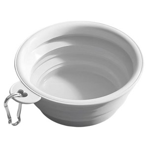 Chery Life 350ml Portable Foldable Travel Bowl for Cats Dogs, Lightweight, Space-Saving Pet Feeding Drinking, Outdoor Use - 1 of 4