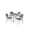 Christopher Knight Home Cape Coral Outdoor Aluminum and Wicker 5 Piece Dining Set - 2 of 4