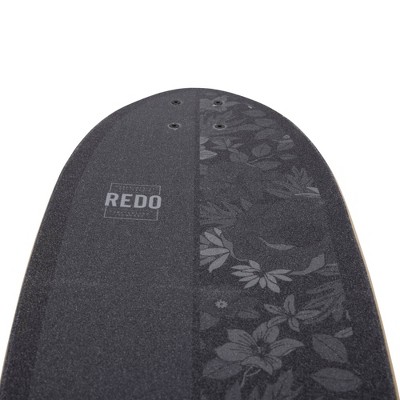 ReDo Skateboard Co. 24&#34; Standard Skateboard - Black Floral_7