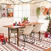 Christmas Area Rug, Washable Snowflake Holiday Accent Rug, Non Slip Low Pile Decorative Boho Carpet for Home - 2 of 4