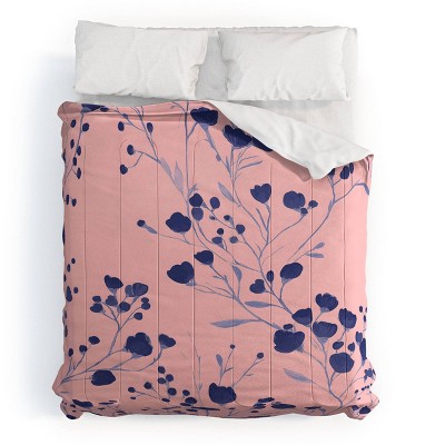Deny Designs Emanuela Carratoni Natural Haze Comforter and Sham Set Pink/Blue