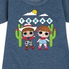 Girls' - Lol Surprise! - Texas Graphic Short Sleeve Fleece Dress - 2 of 4
