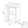 VYNXARIA Savannah 6-Bottle 3-Shelf Bar Cart Carbon Espresso - 4 of 4